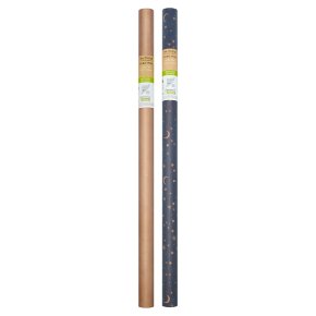 Waitrose Christmas Copper or Star Wrap