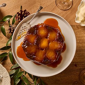 Michel Roux’s Toffee Apple Pudding with Crème Fraîche