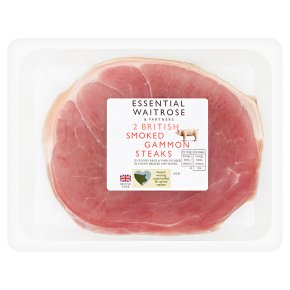 Essential 2 British Smoked Gammon Steaks