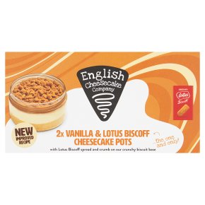 English Cheesecake Company Biscoff Pots