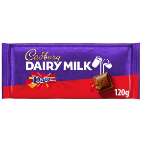 Cadbury Dairy Milk Daim Chocolate Bar | Waitrose & Partners