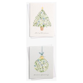 John Lewis Bauble & Xmas Tree Card