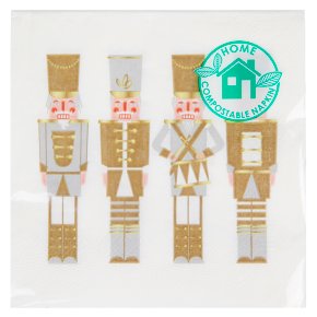 TT Gold Nutcracker Cocktail Napkin