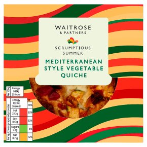 Waitrose Mediterranean Style Vegetable Quiche