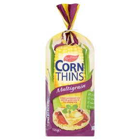 Real Foods Corn Thins Multigrain