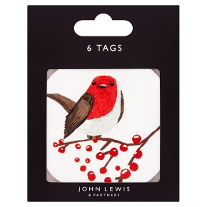 John Lewis Robin Gift Tags