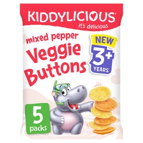 Kiddylicious Mixed Pepper Veggie Hippos