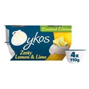 Oykos Lemon & Lime Luxury Greek Style Yoghurt