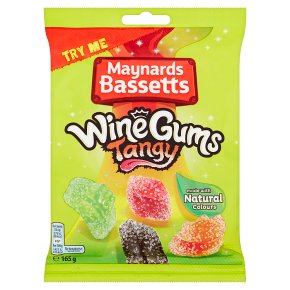 Maynards Bassetts Tangy Wine Gums