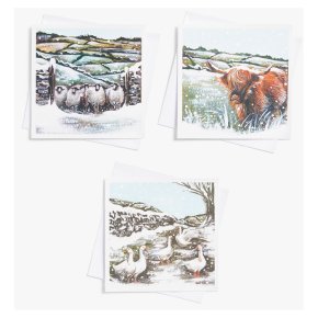 John Lewis Christmas Highland Cards