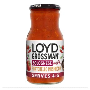 Loyd Grossman Portobello Mushroom Bolognese Sauce