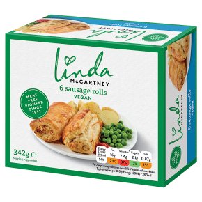 Linda McCartney's 6 Vegetarian Sausage Rolls