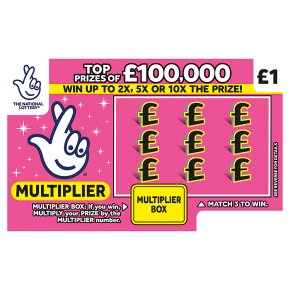 £100,000 Multiplier Pink