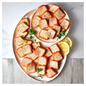 30 Smoked & Poached Salmon Canapés