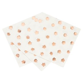 Talking Tables Rose Gold Cocktail Napkins