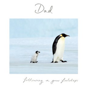 Penguin Fathers Day Card