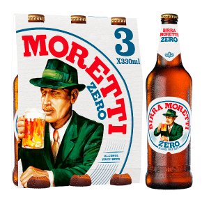 Birra Moretti Zero Alcohol Free Italy