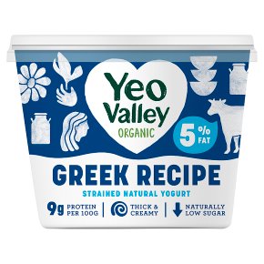 Yeo Valley 5% Fat Super Thick Organic Creamy Natural Yogurt