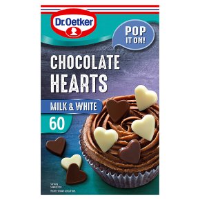 Dr.Oetker Chocolate Hearts Milk & White