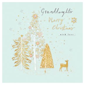 Granddaughter Deer Card