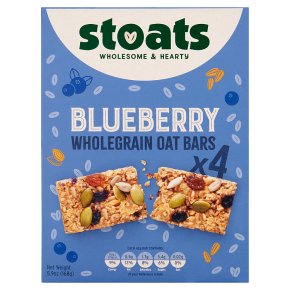 Stoats 4 Blueberry & Honey Porridge Oat Bars