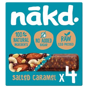 nakd. Salted Caramel Fruit & Nut Bars Multipack