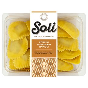 Soli porcini mushroom ravioli