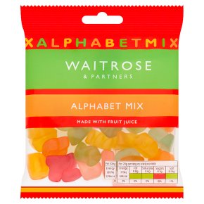 Waitrose Alphabet Mix