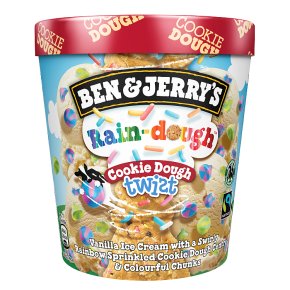 Ben & Jerry's Rain Dough Twist Ice Cream