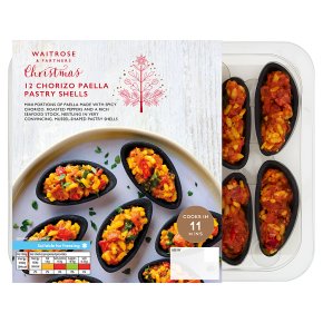 Waitrose Chorizo Paella Pastry Shells