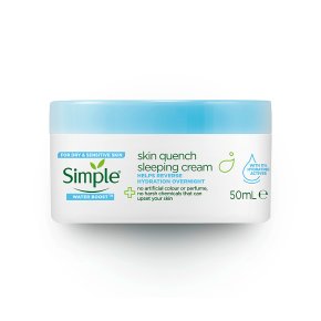 Simple Skin Quench Sleeping Cream
