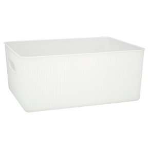 Tatay Baobob White Basket 15L