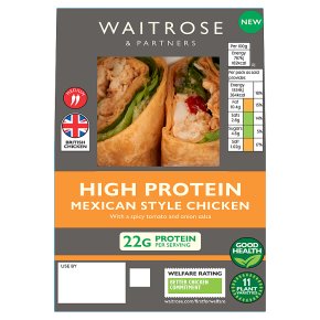 Waitrose High Protein Mexican Style Chicken Wrap