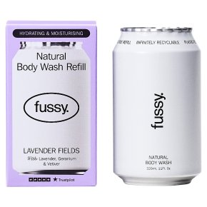 Fussy Natural Body Wash Refill Lavender Fields
