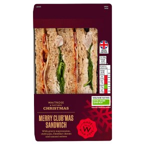 Waitrose Christmas Merry Club'mas Sandwich