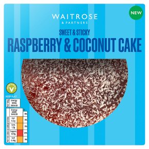 Waitrose Raspberry & Coconut Cake