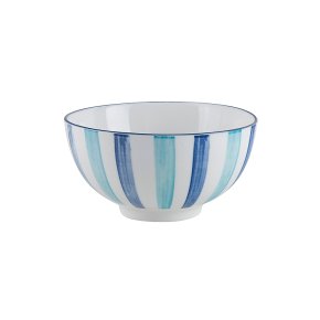 Curate Sunkissed Blue Stripe Cereal Bowl