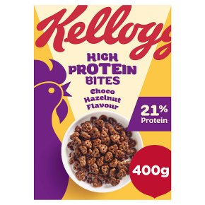 Kellogg's High Protein Bites Choco Hazelnut Cereal