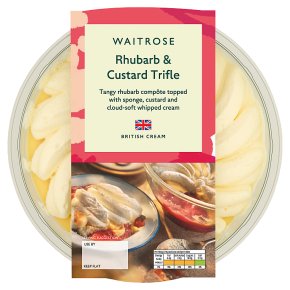 Waitrose Rhubarb & Custard Trifle