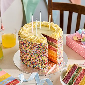Waitrose Rainbow Celebration Cake
