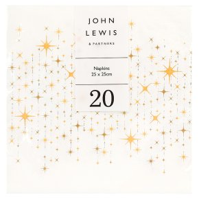 Talking Tables Celebration Stars Cocktail Napkins 24cm 20 pack