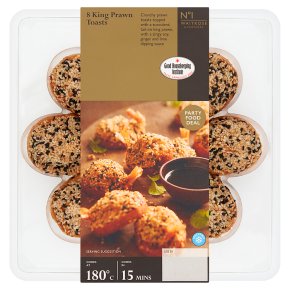 No.1 8 King Prawn Toasts