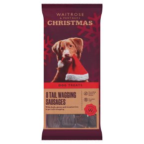Waitrose Christmas Sausages for dogs with Turkey, Goose and Duck