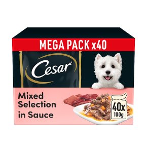 Cesar Deliciously Fresh Dog Pouches Favourites in Gravy