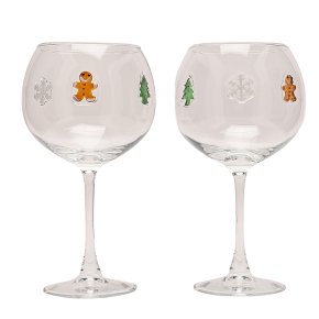 Christmas Glass 2 Pack