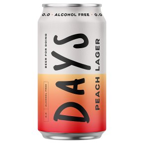 Days 0.0% Alcohol Free Peach Lager