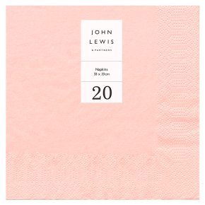 Pale Pink 33cm Napkins