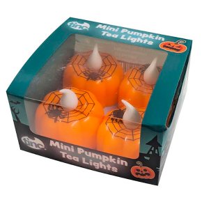 Tinc Mini Pumpkin TeaLight x4
