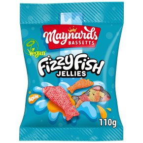 Maynards Bassetts Fizzy Fish Jellies
