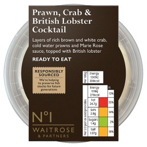 No.1 Prawn, Crab & British Lobster Cocktail